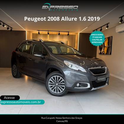 PEUGEOT 2008 1.6 16V FLEX ALLURE 4P AUTOMÁTICO PEUGEOT 2008 1.6 16V FLEX ALLURE 4P AUTOMÁTICO